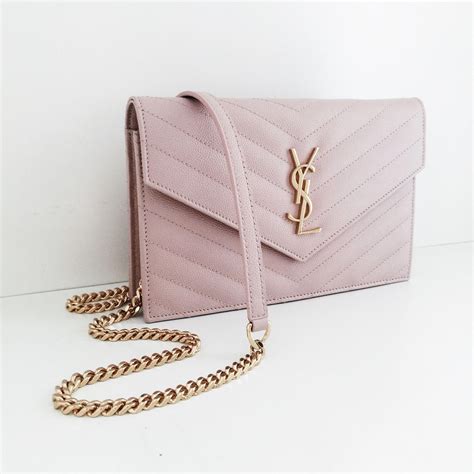 ysl pink bag with gold chain|ysl pink clutch.